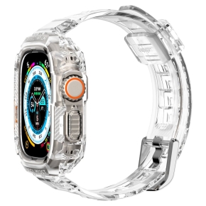 SPIGEN RUGGED ARMOR ”PRO” APPLE WATCH ULTRA 1 2 3 4 (49 MM) CRYSTAL CLEAR