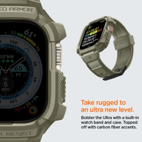 SPIGEN RUGGED ARMOR ”PRO” APPLE WATCH ULTRA 1  2 (49 MM) VINTAGE KHAKI