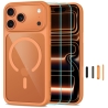 TECH-PROTECT MAGONE MAGSAFE CC + GLASS 2-PACK IPHONE 17 PRO MAX  18 PRO MAX COSMIC ORANGECLEAR