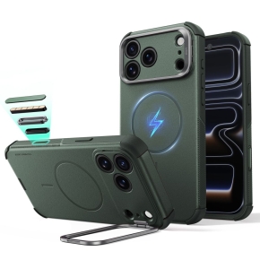 ESR CYBER TOUGH KICKSTAND MAGSAFE IPHONE 17 PRO MAX 18 PRO MAX GREEN