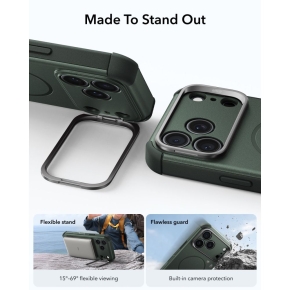 ESR CYBER TOUGH KICKSTAND MAGSAFE IPHONE 17 PRO MAX  18 PRO MAX GREEN