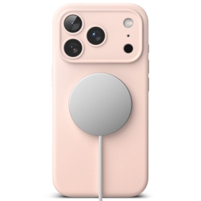 RINGKE SILICONE MAGNETIC MAGSAFE IPHONE 18 PRO MAX PINK SAND