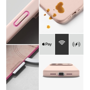 RINGKE SILICONE MAGNETIC MAGSAFE IPHONE 18 PRO MAX PINK SAND