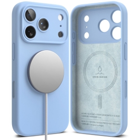 RINGKE SILICONE MAGNETIC MAGSAFE IPHONE 18 PRO MAX LIGHT BLUE