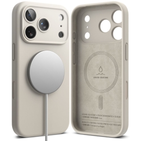 RINGKE SILICONE MAGNETIC MAGSAFE IPHONE 18 PRO STONE