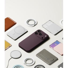 RINGKE SILICONE MAGNETIC MAGSAFE IPHONE 18 PRO DARK CHERRY
