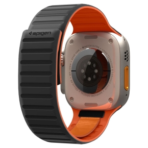 SPIGEN ATHLEX AIR M APPLE WATCH 8  9  10  11  SE  ULTRA (44  45  46  49 MM) ACTIVE BLACKORANGE