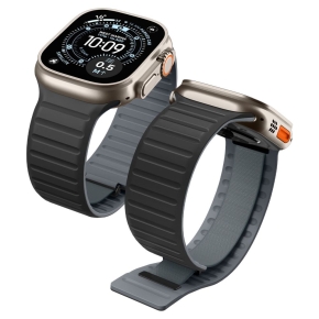 SPIGEN ATHLEX AIR M APPLE WATCH 8  9  10  11  SE  ULTRA (44  45  46  49 MM) AKTIV SCHWARZGRAU