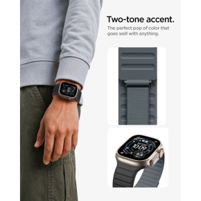 SPIGEN ATHLEX AIR M APPLE WATCH 8  9  10  11  SE  ULTRA (44  45  46  49 MM) ACTIVE BLACKGREY