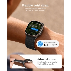 SPIGEN ATHLEX AIR M APPLE WATCH 8  9  10  11  SE  ULTRA (44  45  46  49 MM) ACTIVE BLACKGREY