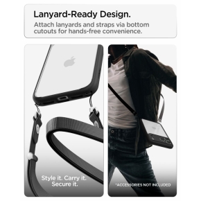 SPIGEN ULTRA HYBRID IPHONE 17 PRO MAX  18 PRO MAX MATTE BLACK