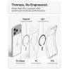 SPIGEN ULTRA HYBRID MAGSAFE IPHONE 17 PRO MAX  18 PRO MAX CLEARGRAPHITE