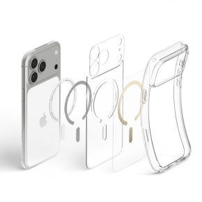 SPIGEN ULTRA HYBRID MAGSAFE IPHONE 17 PRO MAX  18 PRO MAX CLEARGOLD