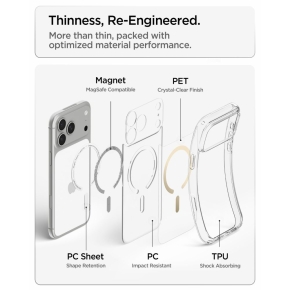 SPIGEN ULTRA HYBRID MAGSAFE IPHONE 17 PRO MAX  18 PRO MAX CLEARGOLD