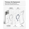 SPIGEN ULTRA HYBRID MAGSAFE IPHONE 17 PRO MAX  18 PRO MAX CLEARDEEP BLUE