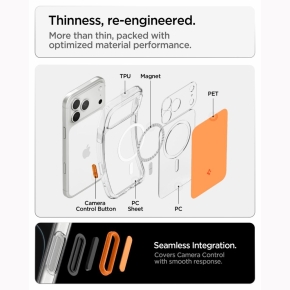 SPIGEN ULTRA HYBRID T MAGSAFE IPHONE 17 PRO MAX  18 PRO MAX GLOSSY ORANGE
