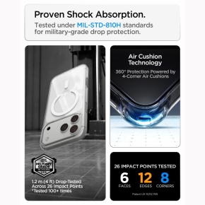 SPIGEN LIQUID CRYSTAL MAGSAFE IPHONE 17 PRO MAX  18 PRO MAX CLEARWHITE