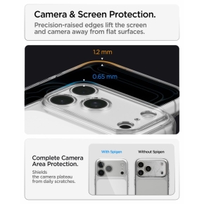 SPIGEN ULTRA HYBRID IPHONE 17 PRO  18 PRO CRYSTAL CLEAR