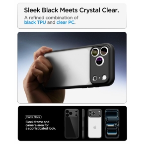 SPIGEN ULTRA HYBRID IPHONE 17 PRO  18 PRO MATTE BLACK
