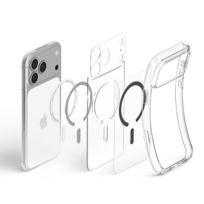 SPIGEN ULTRA HYBRID MAGSAFE IPHONE 17 PRO  18 PRO CLEARGRAPHITE