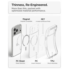 SPIGEN ULTRA HYBRID MAGSAFE IPHONE 17 PRO  18 PRO FROST WHITE