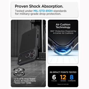 SPIGEN ULTRA HYBRID T MAGSAFE IPHONE 17 PRO  18 PRO MATTE BLACK