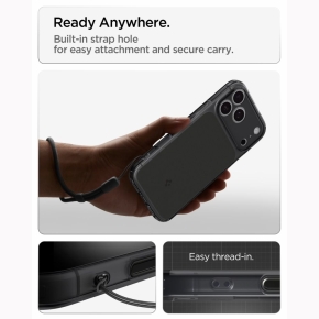 SPIGEN ULTRA HYBRID T MAGSAFE IPHONE 17 PRO  18 PRO MATTE BLACK