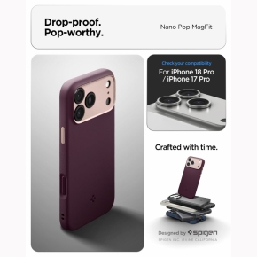 SPIGEN NANO POP MAGSAFE IPHONE 17 PRO  18 PRO BURGUNDY BEAN