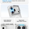 SPIGEN ULTRA HYBRID OPTIK S MAGSAFE IPHONE 17 PRO MAX  18 PRO MAX CLEARSILVER