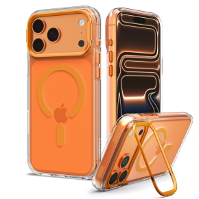 SPIGEN ULTRA HYBRID OPTIK S MAGSAFE IPHONE 17 PRO MAX  18 PRO MAX CLEARORANGE
