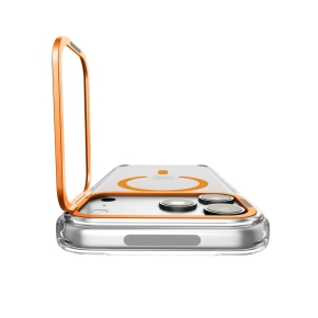SPIGEN ULTRA HYBRID OPTIK S MAGSAFE IPHONE 17 PRO MAX  18 PRO MAX CLEARORANGE