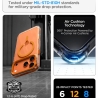 SPIGEN ULTRA HYBRID OPTIK S MAGSAFE IPHONE 17 PRO MAX  18 PRO MAX KLAR ORANGE