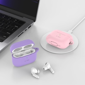 TECH-PROTECT SILICONE HOOK APPLE AIRPODS PRO 1  2 BABY BLUE
