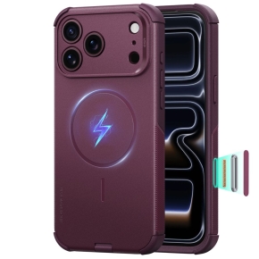 ESR CYBER TOUGH MAGSAFE IPHONE 17 PRO MAX 18 PRO MAX DEEP BURGUNDY