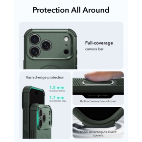 ESR CYBER TOUGH MAGSAFE IPHONE 17 PRO MAX  18 PRO MAX GREEN