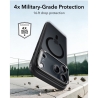 ESR CLASSIC HYBRID KICKSTAND MAGSAFE IPHONE 17 PRO  18 PRO FROSTED BLACK