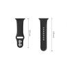 TECH-PROTECT SILICONE APPLE WATCH 8  9  10  11  12  SE  ULTRA (44  45  46  49 MM) BLACK