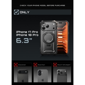 SUPCASE UB GRIP MAG MAGSAFE IPHONE 17 PRO  18 PRO BLACK