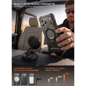 SUPCASE GRIP PRO MAG MAGSAFE IPHONE 17 PRO  18 PRO BLACK