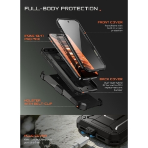 SUPCASE UNICORN BEETLE PRO IPHONE 17 PRO MAX  18 PRO MAX BLACK