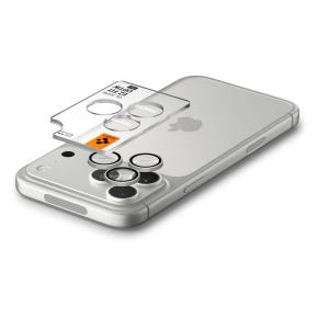 OSŁONA APARATU SPIGEN OPTIK PRO GLAS.TR EZ FIT CAMERA PROTECTOR 2-PACK IPHONE 18 PRO  18 PRO MAX SILVER