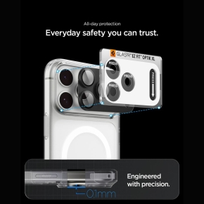 OSŁONA APARATU SPIGEN OPTIK PRO XL GLAS.TR EZ FIT CAMERA PROTECTOR IPHONE 18 PRO MAX DARK GREY