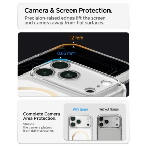 SPIGEN ULTRA HYBRID MAGSAFE IPHONE 17 PRO  18 PRO CLEARGOLD