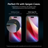 SZKŁO HARTOWANE SPIGEN GLAS.TR EZ FIT PRO HD AC 2-PACK IPHONE 16 PRO  17  17 PRO  18 PRO CLEAR