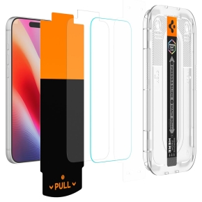 SZKŁO HARTOWANE SPIGEN GLAS.TR EZ FIT PRO HD AC 2-PACK IPHONE 16 PRO MAX  17 PRO MAX  18 PRO MAX CLEAR