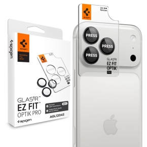 OSŁONA APARATU SPIGEN OPTIK PRO GLAS.TR EZ FIT CAMERA PROTECTOR 2-PACK IPHONE 18 PRO  18 PRO MAX DARK GREY