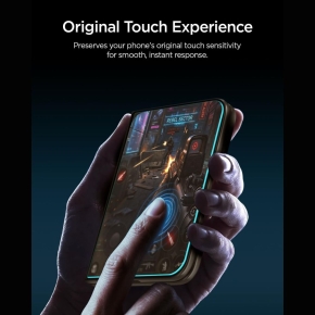 SZKŁO HARTOWANE SPIGEN GLAS.TR EZ FIT PRO HD AC IPHONE DUO CLEAR