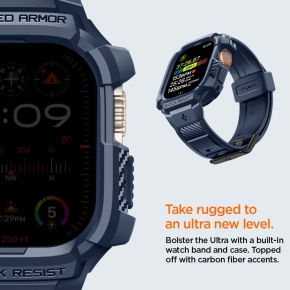 SPIGEN RUGGED ARMOR ”PRO” APPLE WATCH ULTRA 1  2  3  4 (49 MM) NAVY BLUE