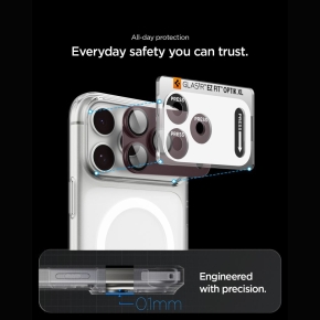 OSŁONA APARATU SPIGEN OPTIK PRO XL GLAS.TR EZ FIT CAMERA PROTECTOR IPHONE 18 PRO MAX BURGUNDY