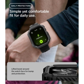 SPIGEN RUGGED ARMOR APPLE WATCH 12 (42 MM) MATTE BLACK